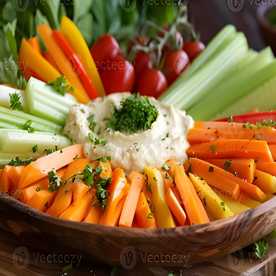 Celery, Carrots, Blue Cheese or Ranch Dressing